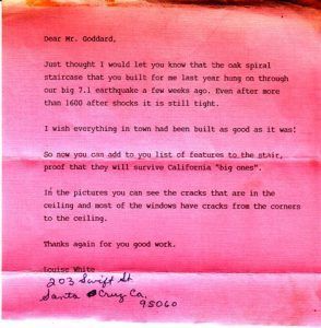 A letter is addressed to mr. goddard