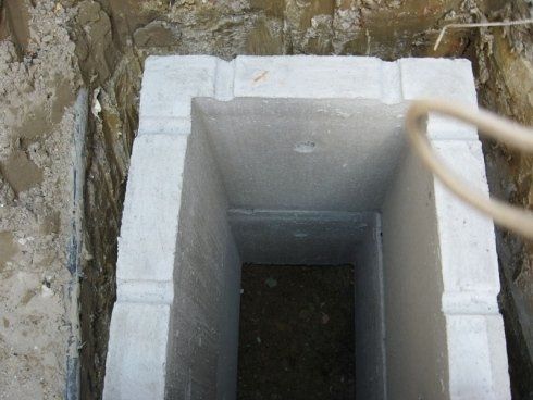 pozzo acque di scarico