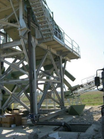 impianto di lavaggio ghiaie