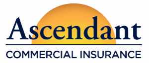 A logo for a company called ascendant commercial insurance