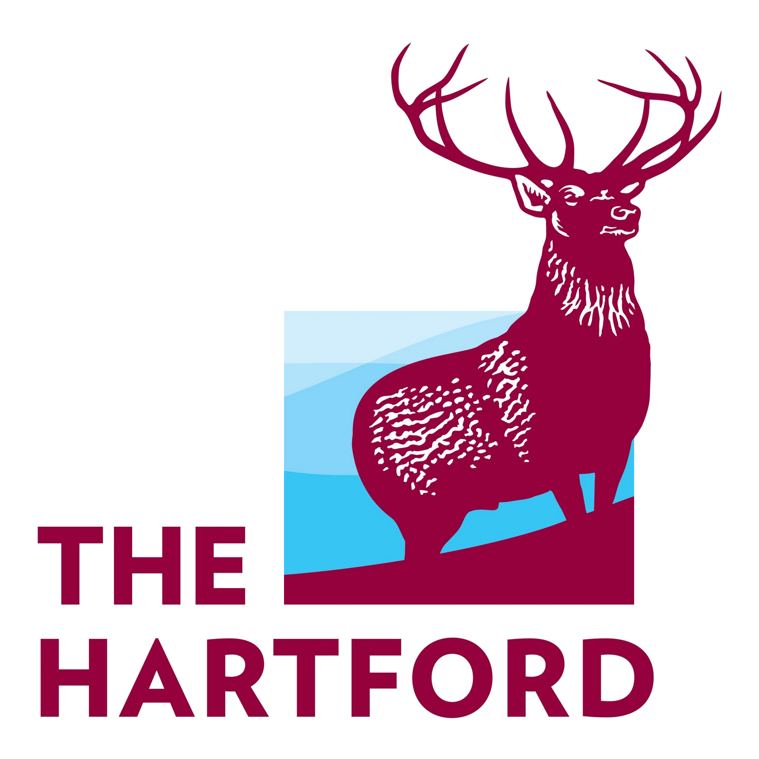 The hartford logo has a deer on it