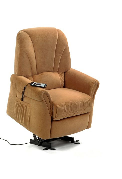 Recliner chair featuring a remote control, designed for ease of use, available from Power Wheelchair