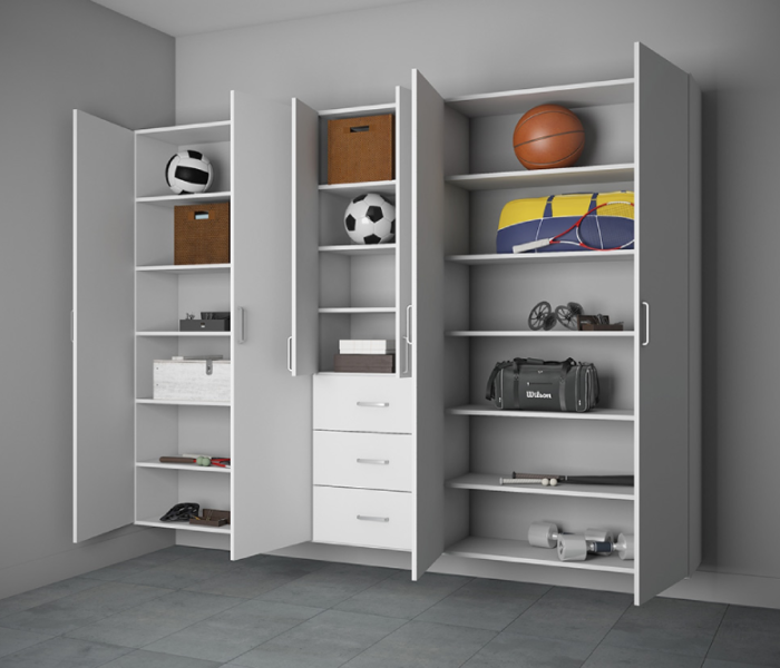 Tailored Closet for Garage Spaces