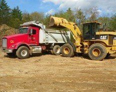 Work Trucks - Septic Tank Installation in Brimfield, MA