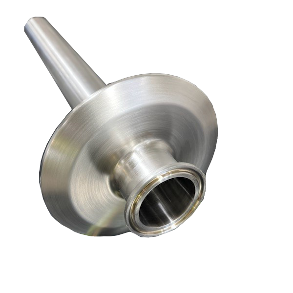 A close up of a metal object with a hole in the middle