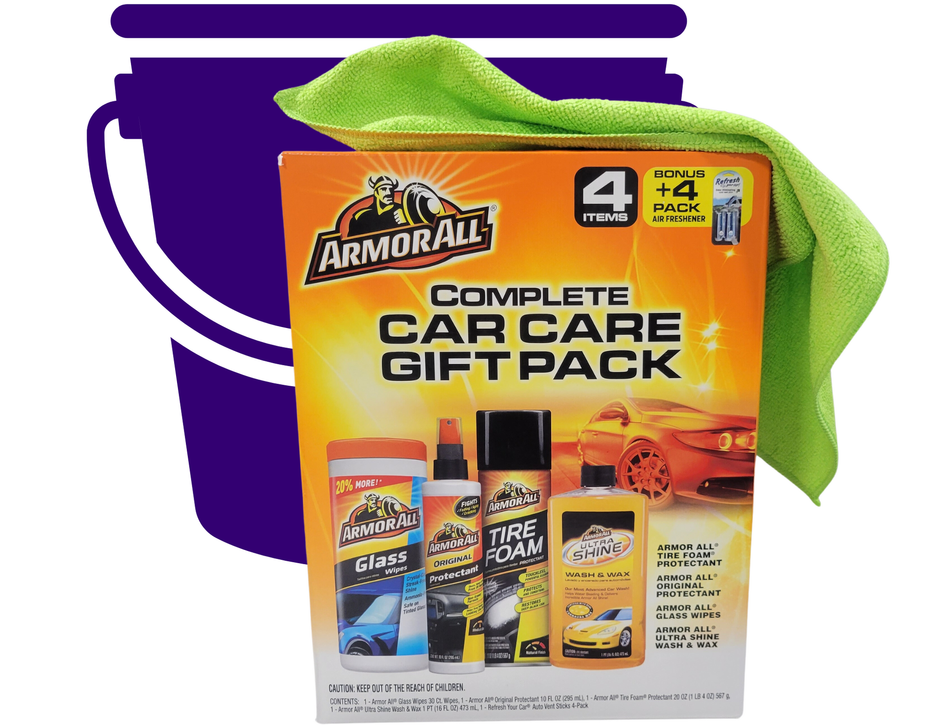 FREE Gift ArmorAll Complete
Car Care Kit and Shammy Cloth!
