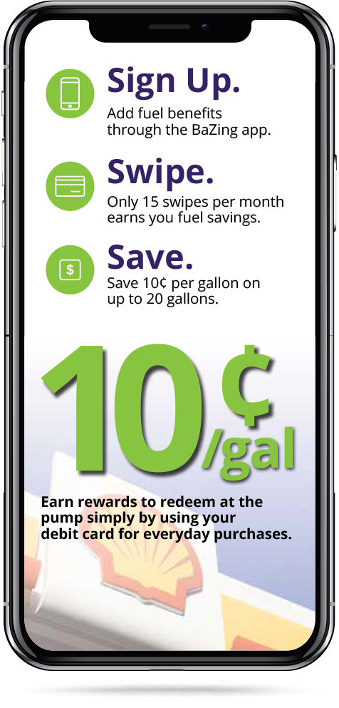 Fill Up with Rewards at Arrha Credit Union Checking
