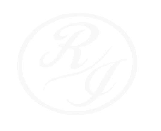 The letter r is in a circle on a white background Richland inn of columbia.