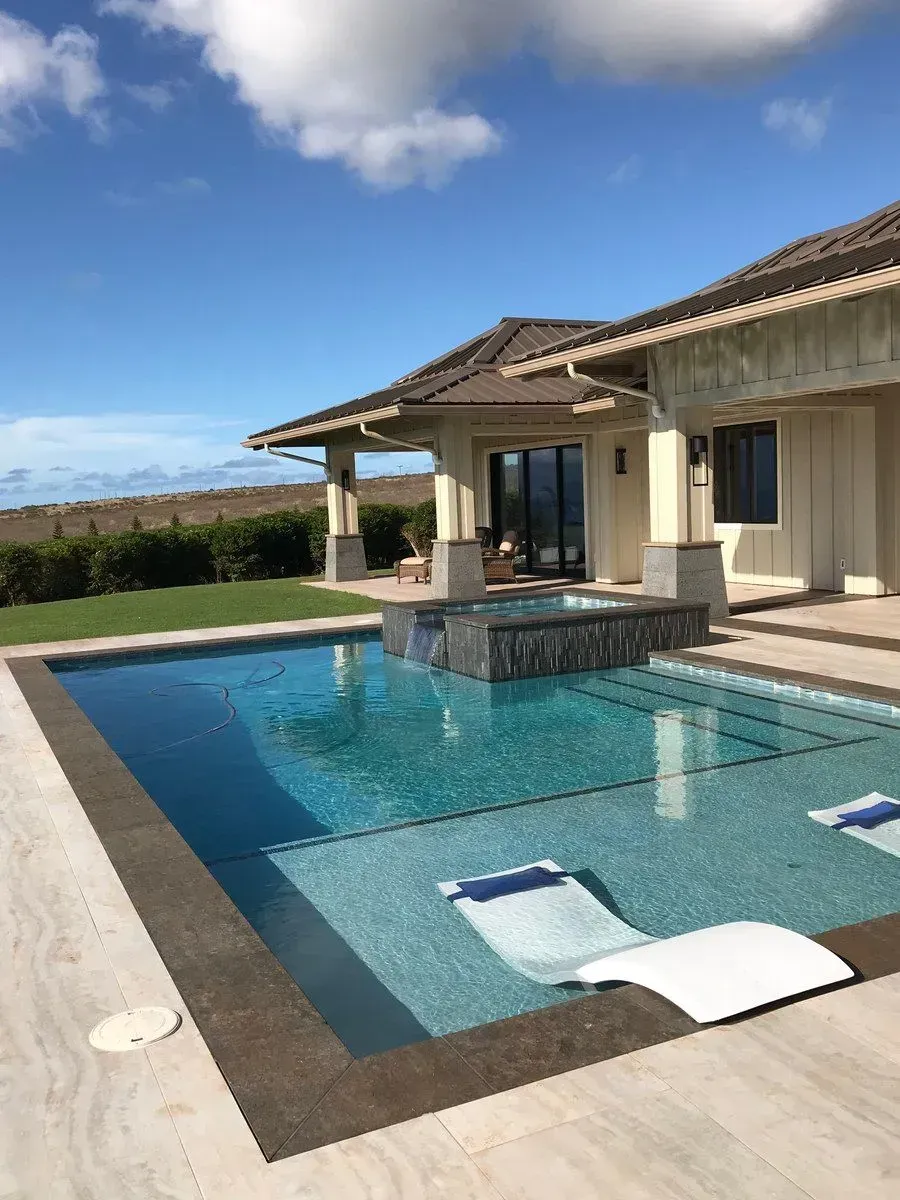 Beautiful Swimming Pool — Puunene, HI — Castaway Construction & Restoration, LLC
