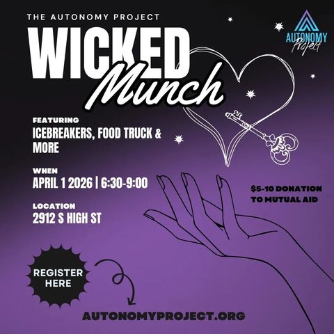 Flyer for Autonomy Project: