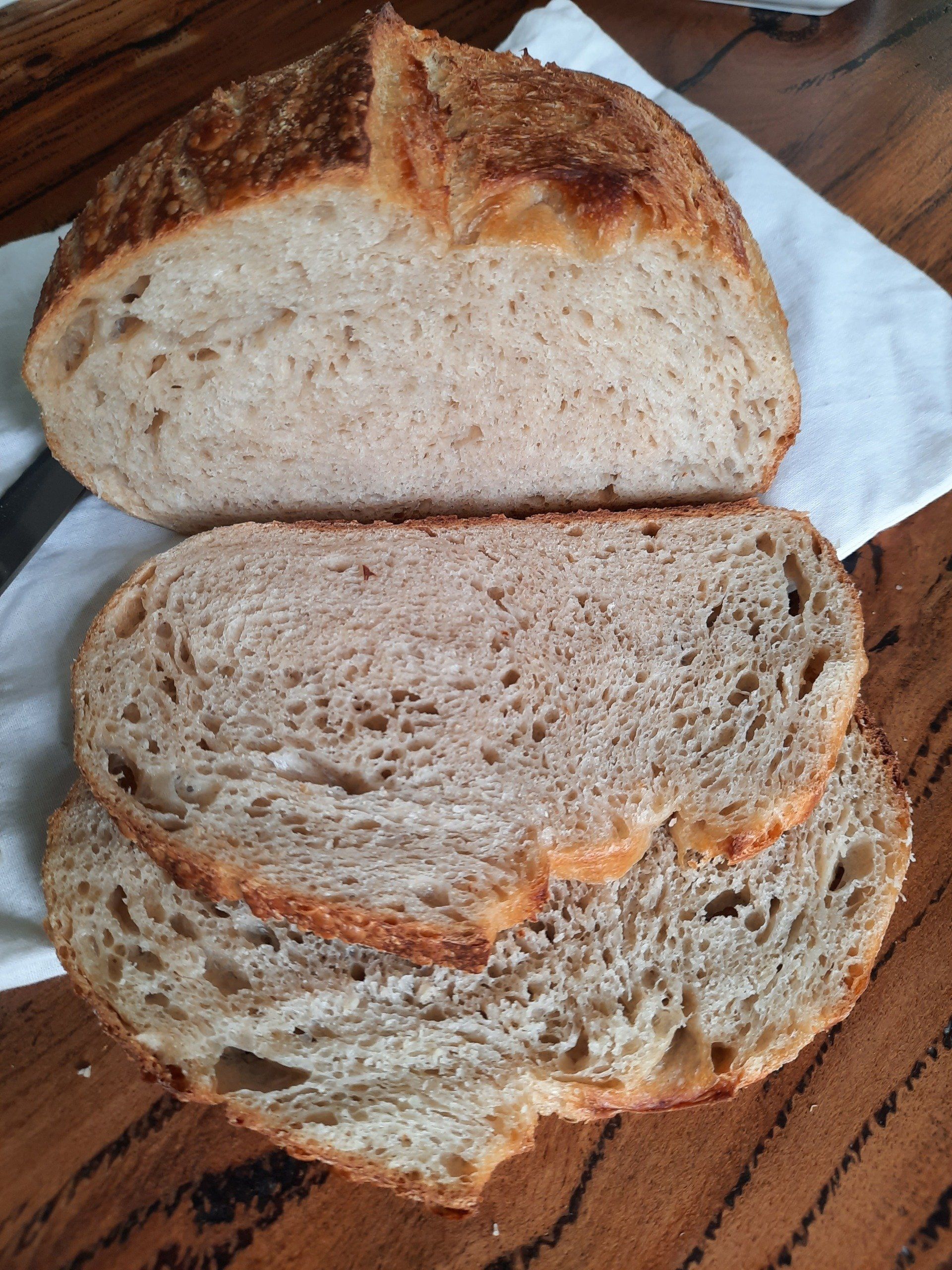 Ancient Grains Spelt, Emmer, Rye, Khorasan, Sourdough loaf