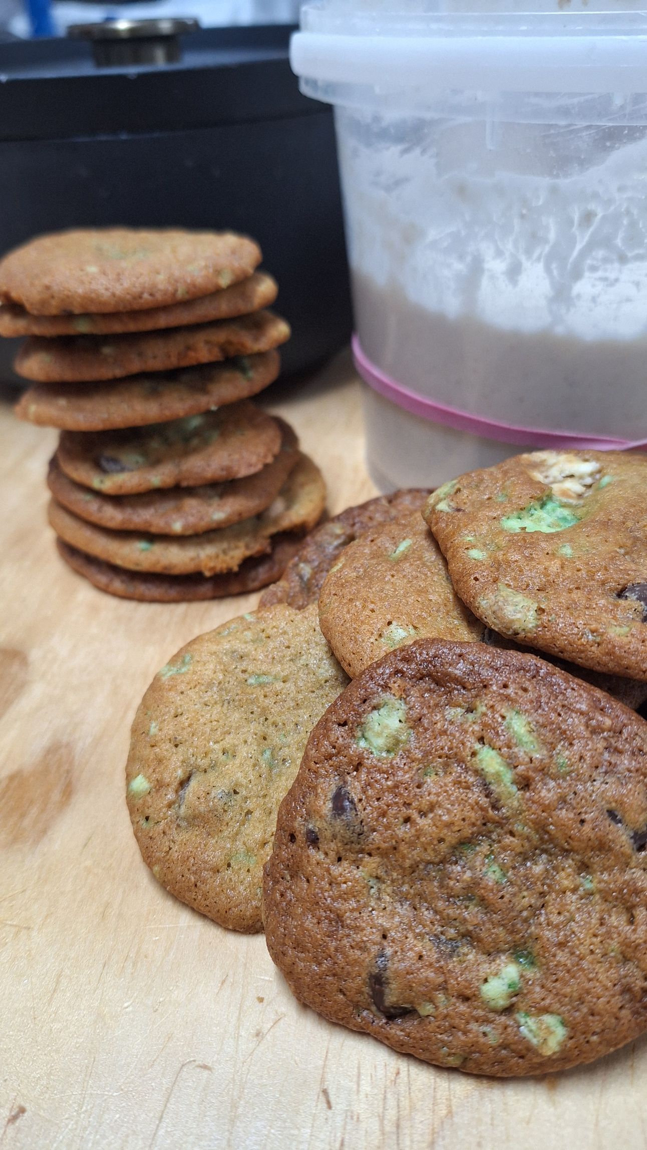 Sourdough Chocolate chip cookies