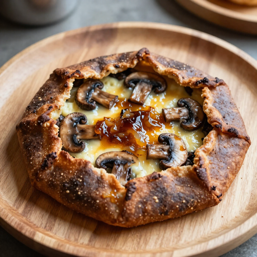 Healthy Einkorn Galette Crust with Buckwheat and Oat Flour