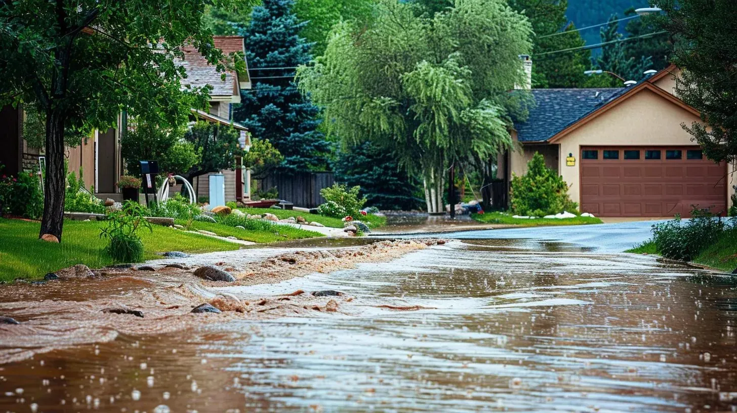 What is the best next step if wet weather caused septic symptoms?

