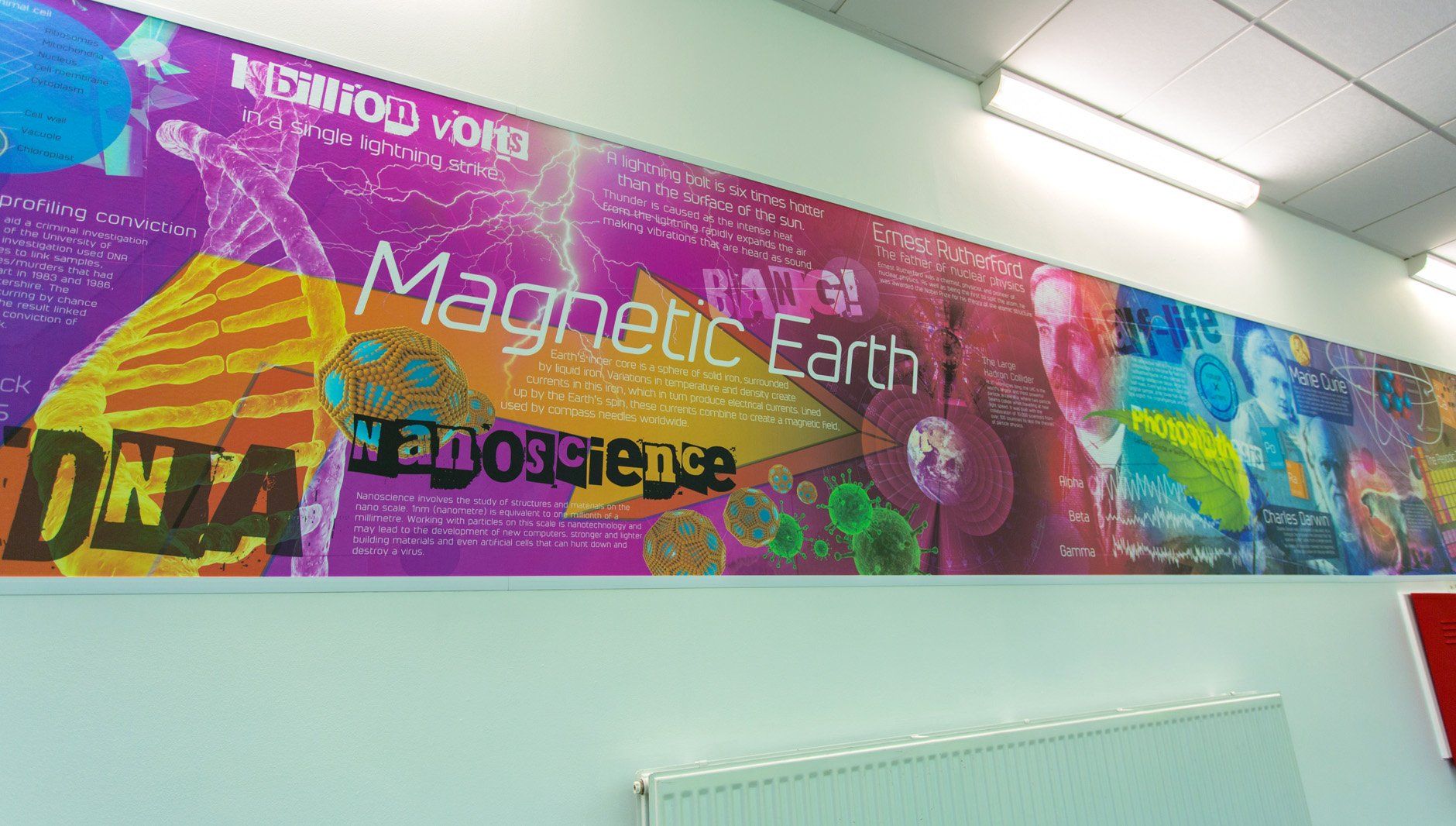 science wallscape design