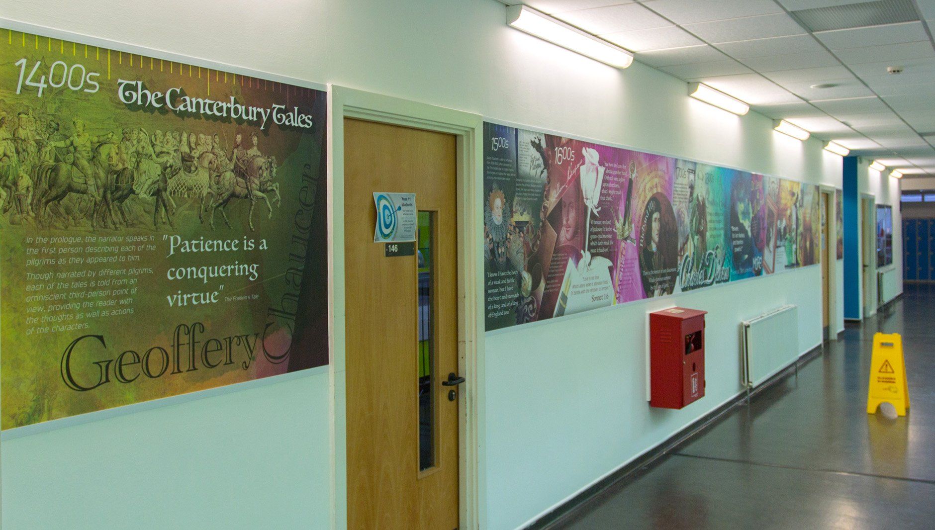 english feature wall