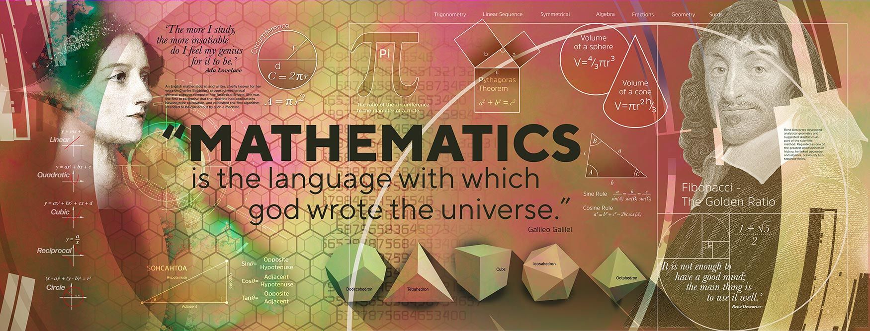 science wallpaper mural, Isaac newton, stars, education, Rosalind Franklin, DNA, mural designs