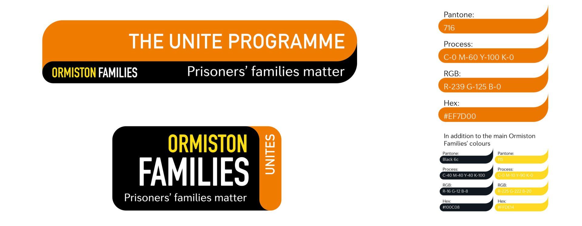 Ormiston Families Unite Logo