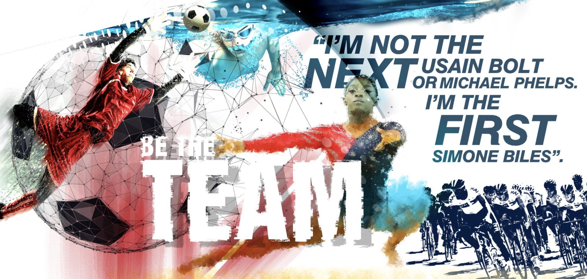 PE mural display for schools by fusional.co.uk