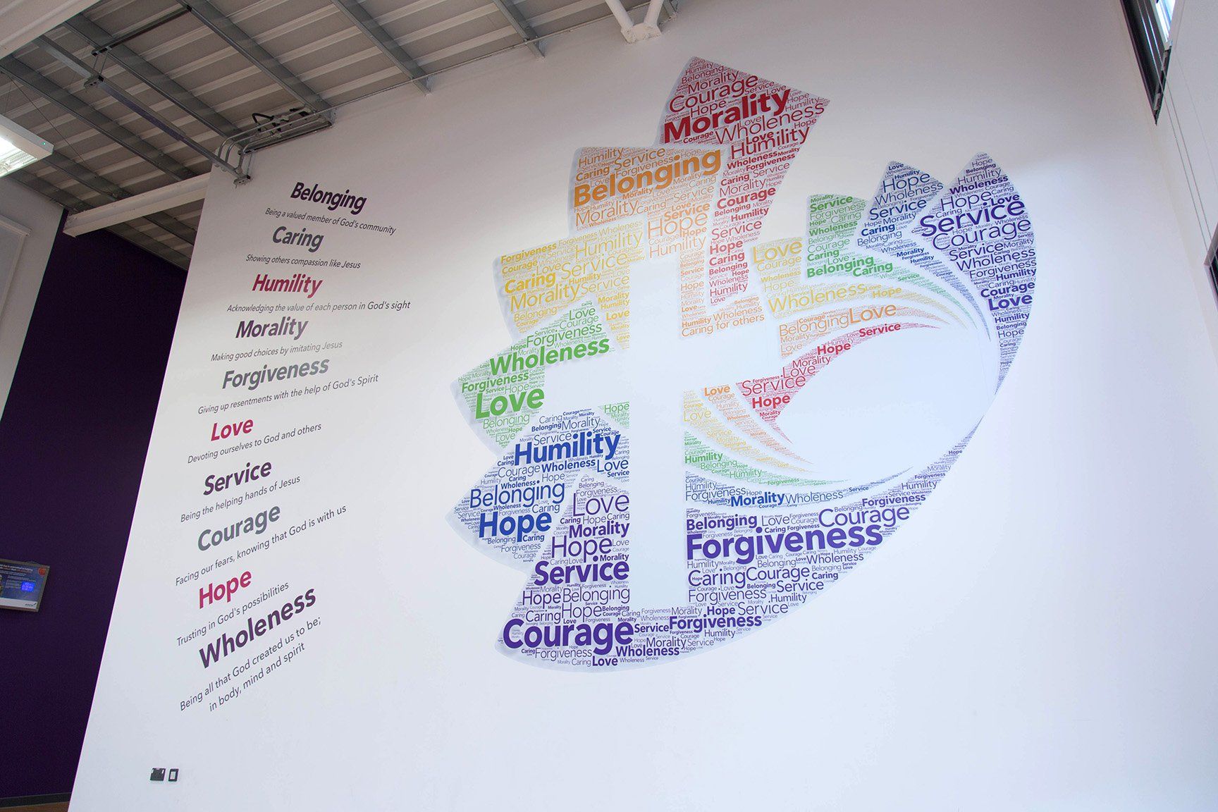 decal wallscape design feature wall