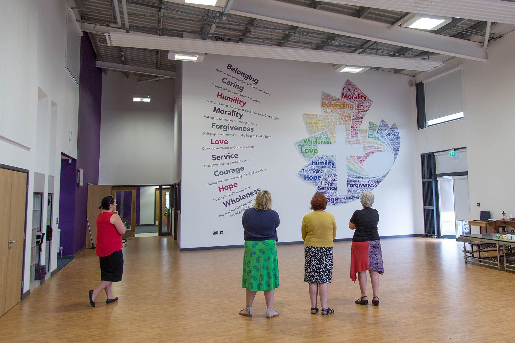 decal wallscape design feature wall