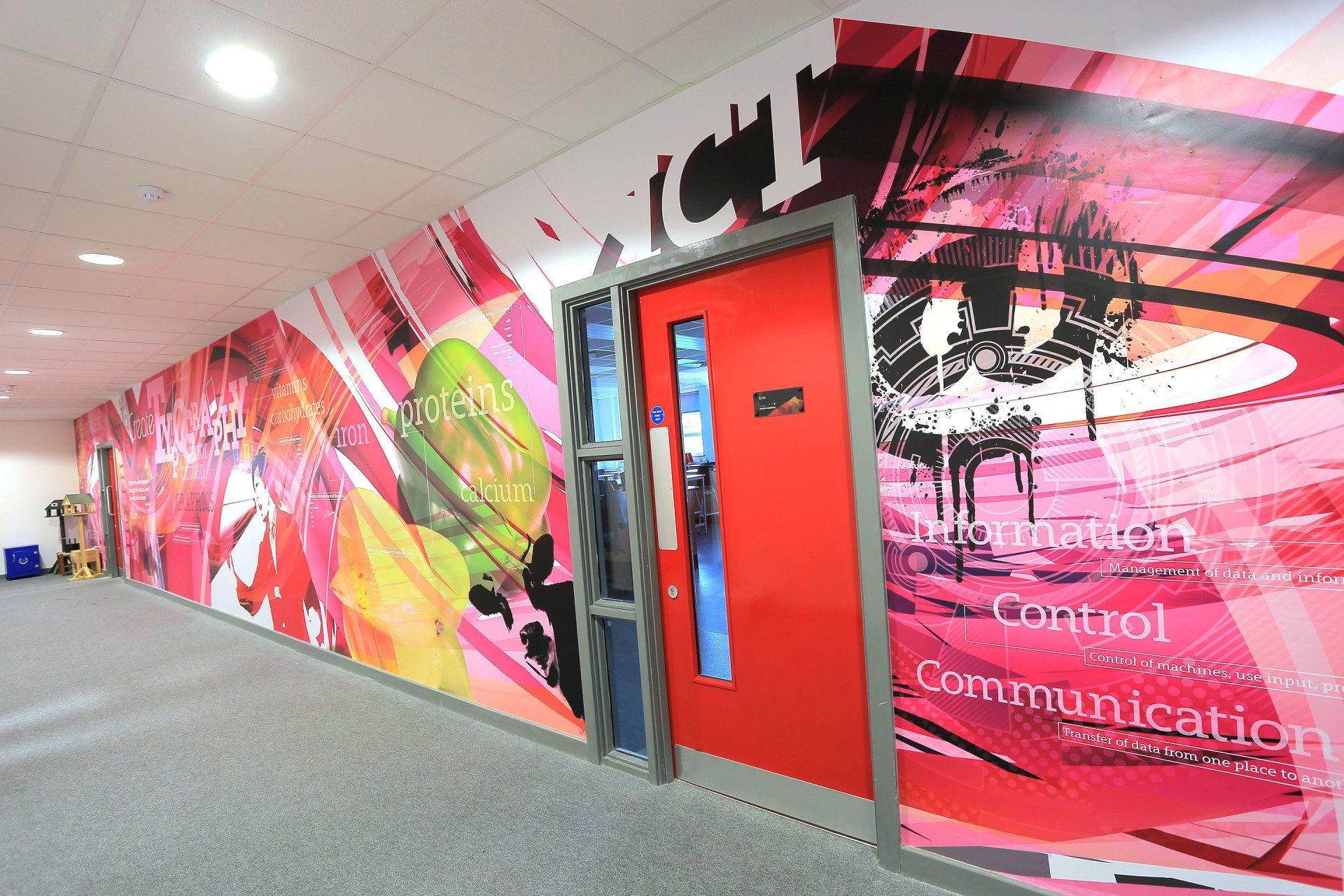 design technology feature wall