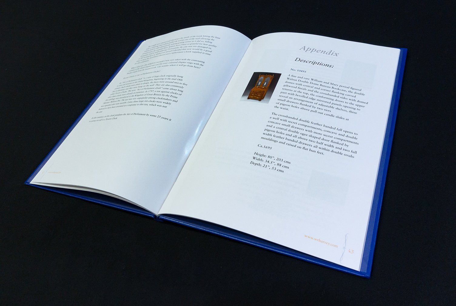 Hard back book design and layout