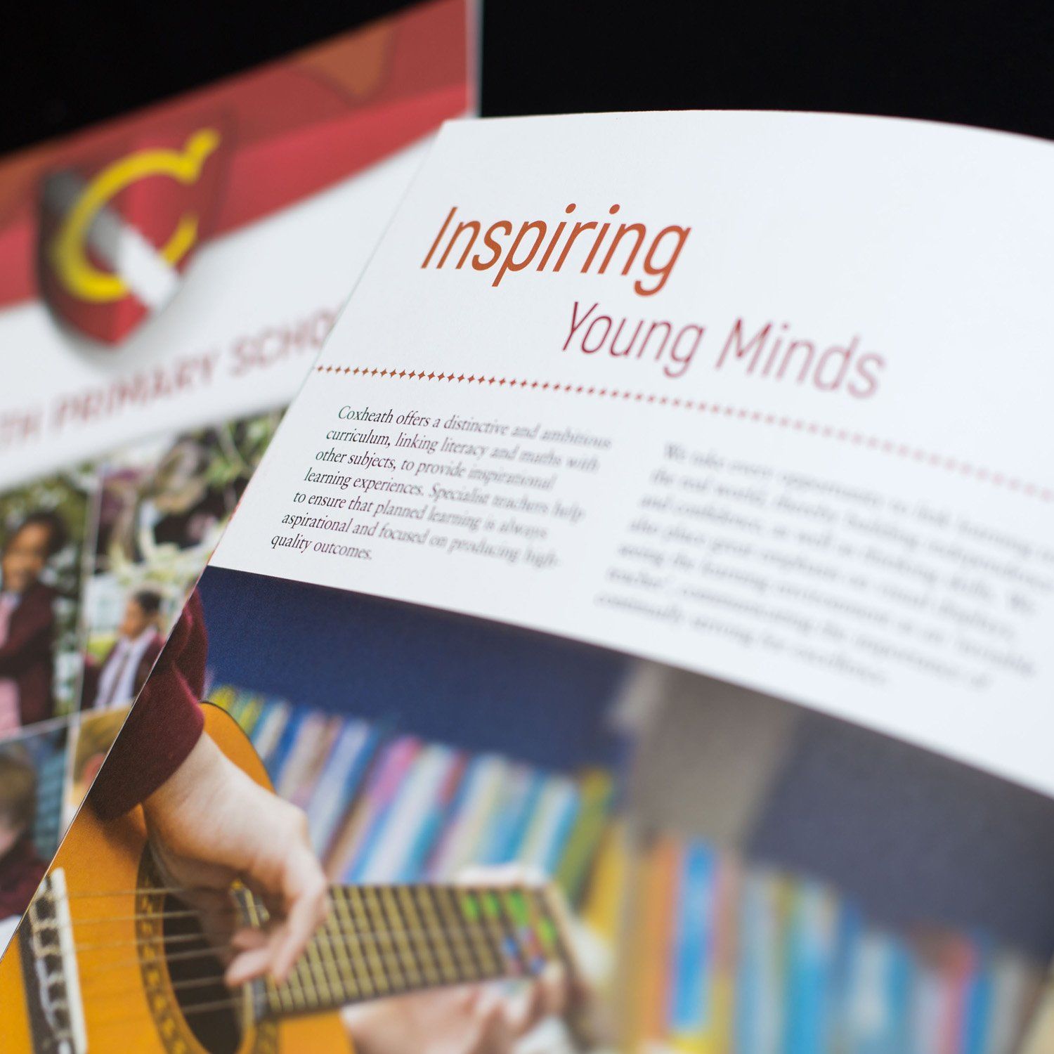 Humanities digital mural at Stoke High School