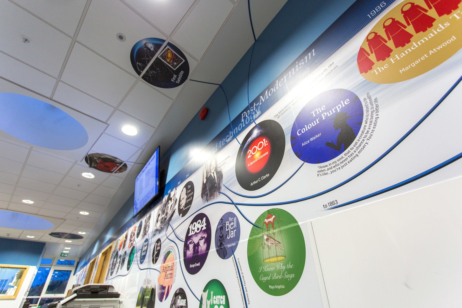 Humanities wallscape design