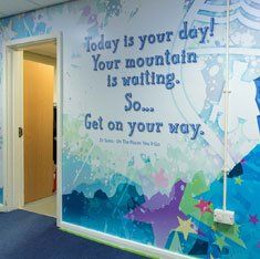 Dr Suess inspired wall mural design