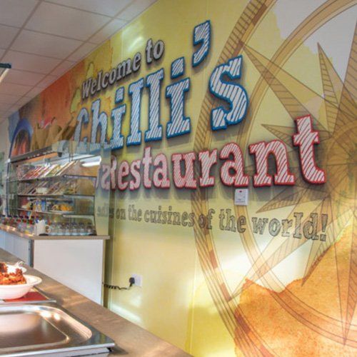 Canteen wall designs