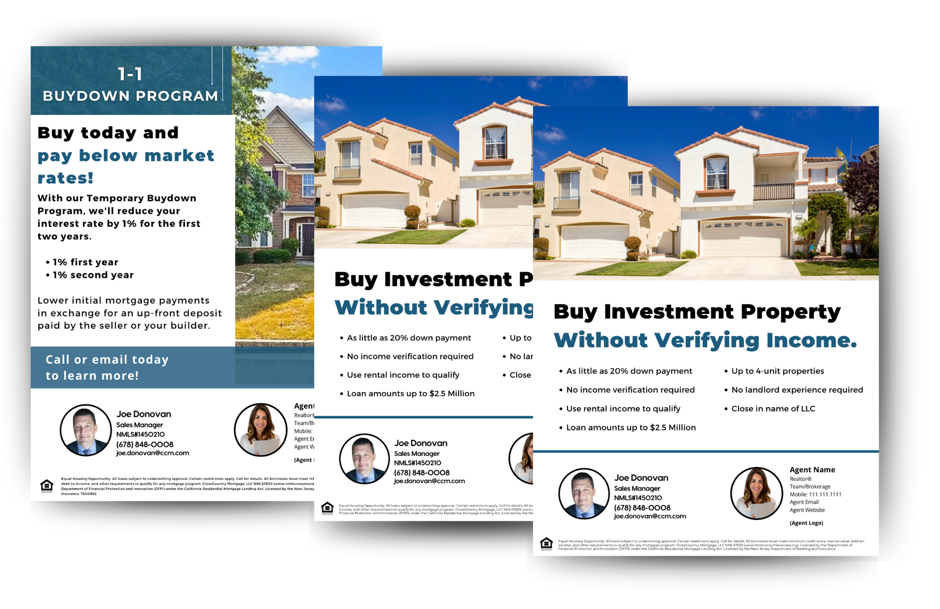 The Z Team Marketing Flyers