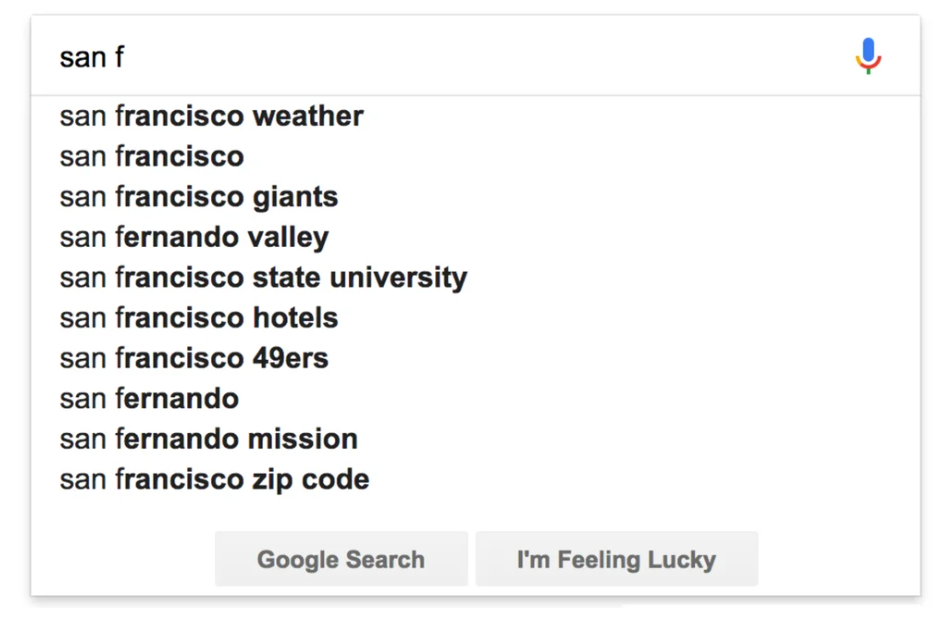 GUIDE TO USING GOOGLE AUTOCOMPLETE