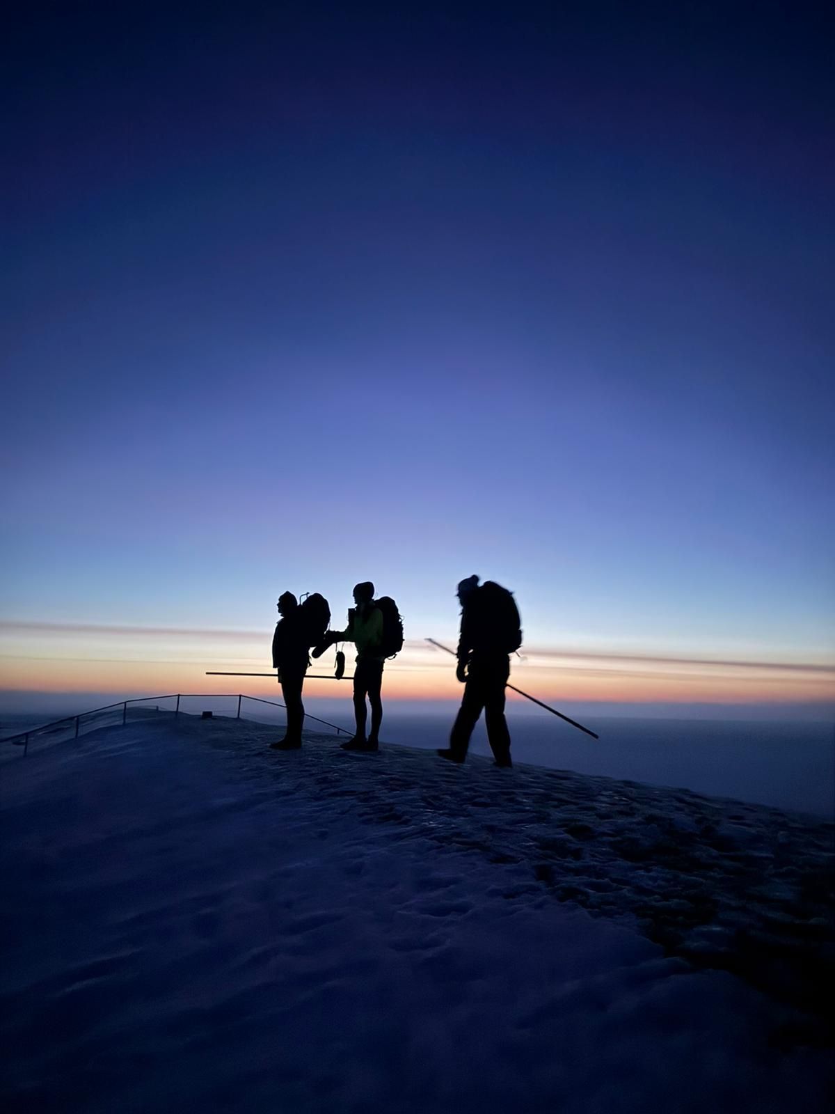 Wadlopen om 7:20 bijj -10 C