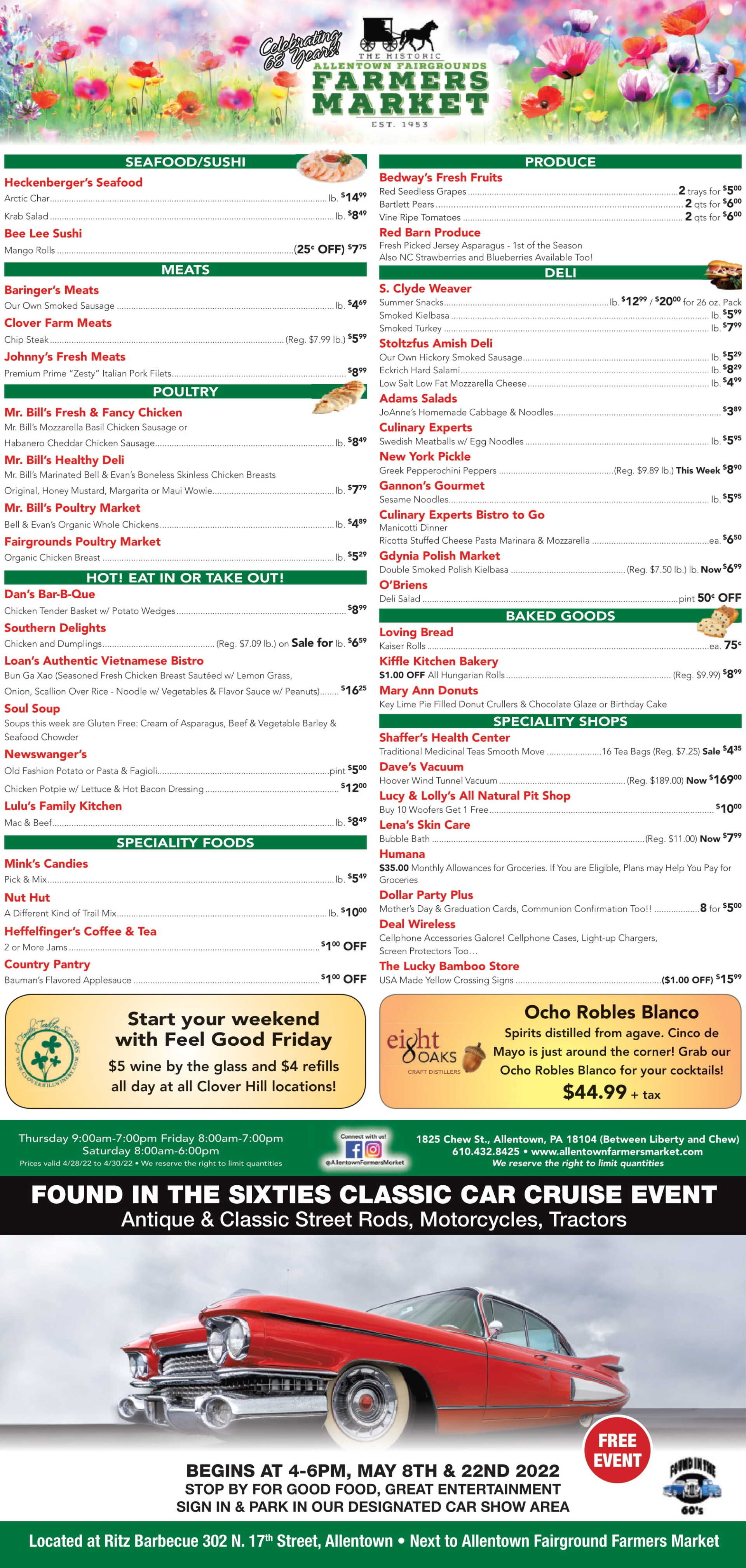 Allentown Fairgrounds Farmers Market Allentown, PA Weekly Specials