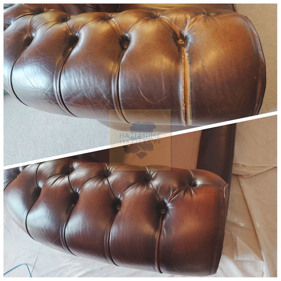 Leather Upholstery Restoration Hampshire