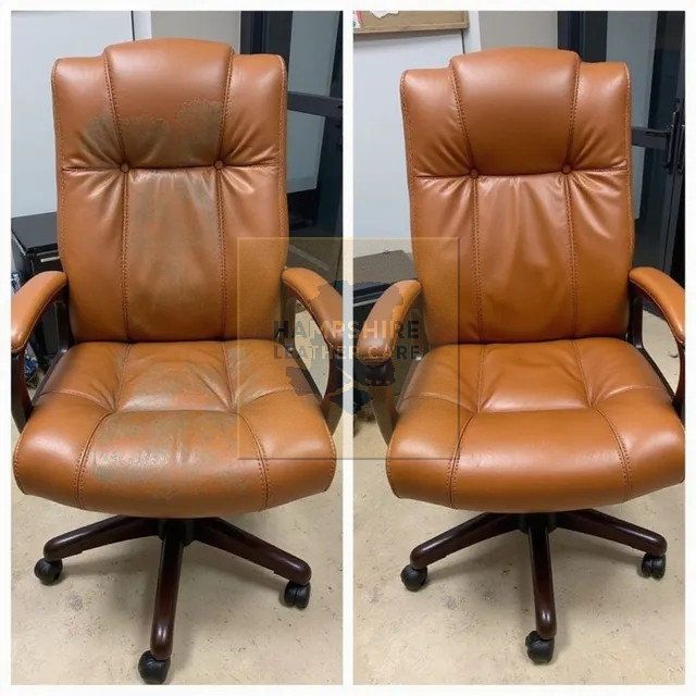 leather office chair cleaning