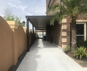 Covered Hall Way — New Orleans, LA — Mike's Patio Covers & Screenrooms