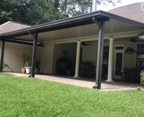 Gutter On Carport Cover— New Orleans, LA — Mike's Patio Covers & Screenrooms