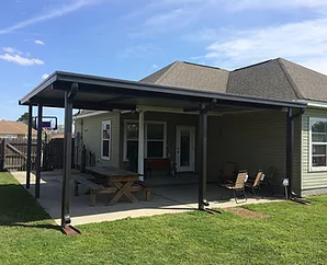 House With Patio Cover On A Sunny Day — New Orleans, LA — Mike's Patio Covers & Screenrooms