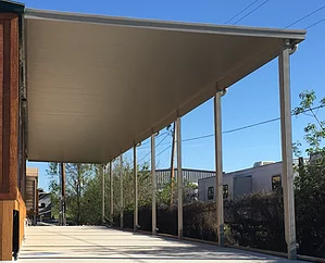White Large Carport Cover — New Orleans, LA — Mike's Patio Covers & Screenrooms