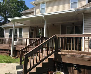 House With Installed Patio Cover — New Orleans, LA — Mike's Patio Covers & Screenrooms