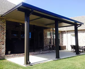 Modern House With Small Patio Cover — New Orleans, LA — Mike's Patio Covers & Screenrooms