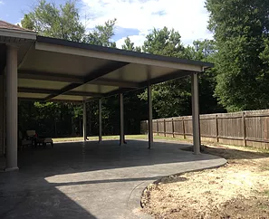 Residential House With Large Patio Cover — New Orleans, LA — Mike's Patio Covers & Screenrooms