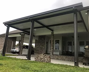 Brown Patio Cover — New Orleans, LA — Mike's Patio Covers & Screenrooms