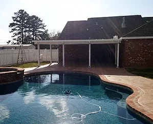 Swimming Pool On House — New Orleans, LA — Mike's Patio Covers & Screenrooms