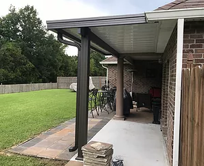 Brown Elegant Patio Cover — New Orleans, LA — Mike's Patio Covers & Screenrooms