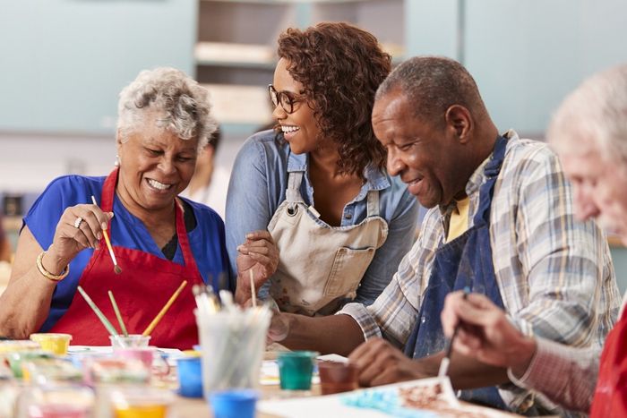 Home Care Services — Medical Caretaker Helping Senior Woman in Columbus, OH