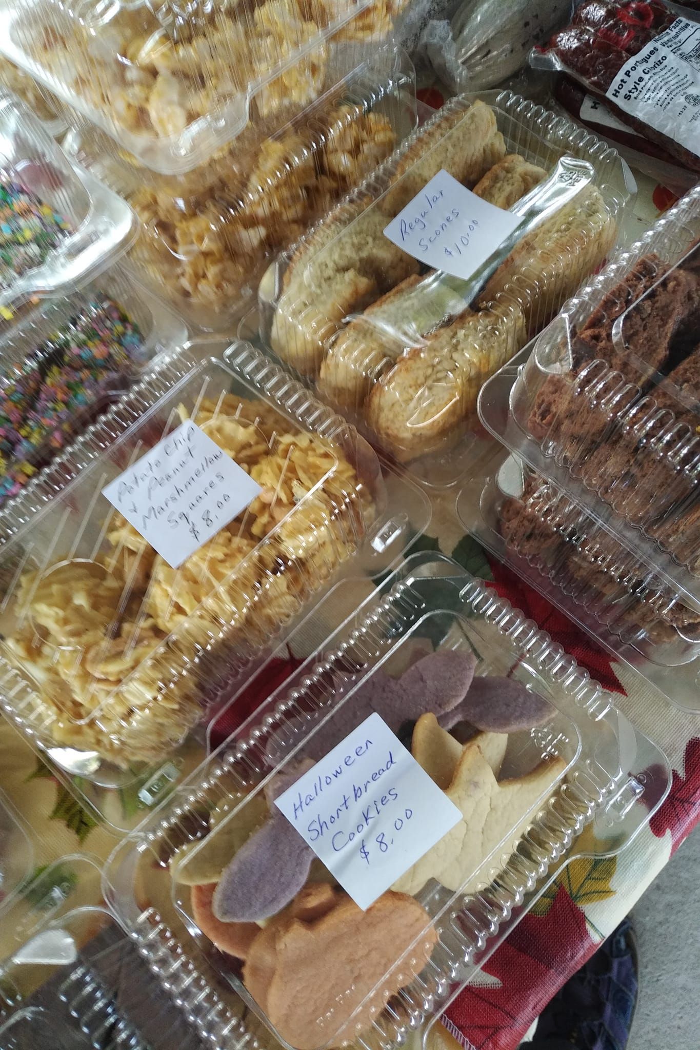 Flesherton Farmers' Market squares baking