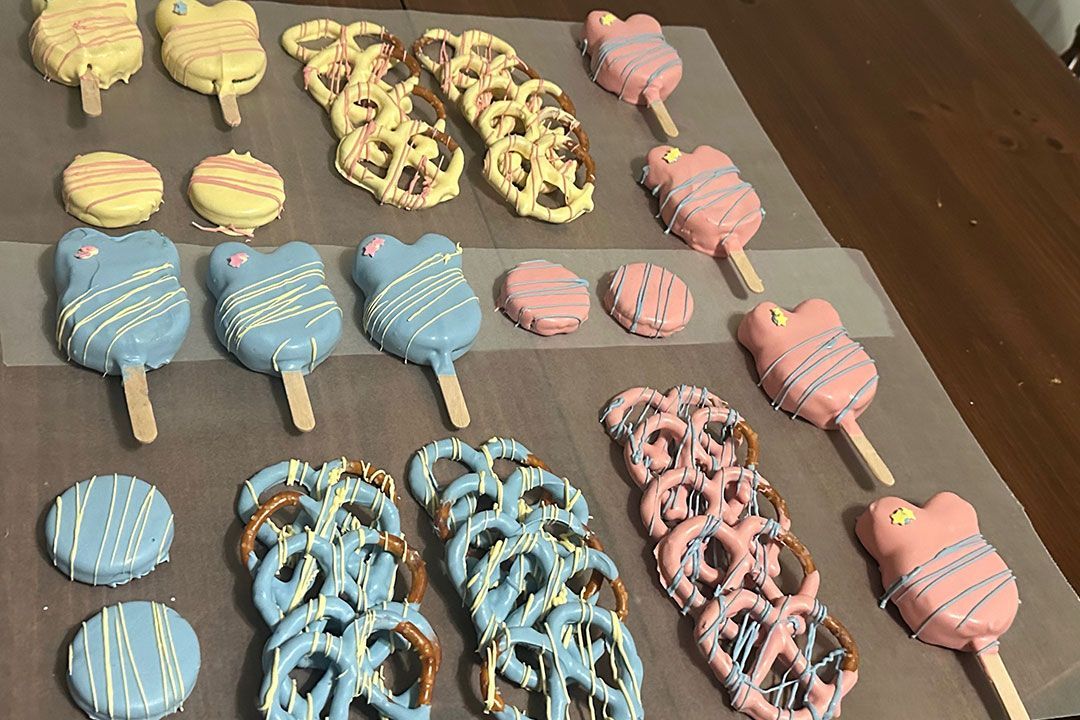 Dipped treats at the  Flesherton Farmers' Market.